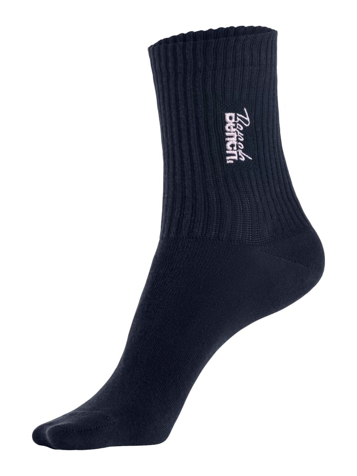 Bench Basicsocken in 1x marine, 1x hellblau-meliert, 1x rosa günstig kaufen