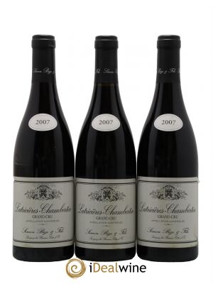 Latricières-Chambertin Grand Cru Simon Bize & Fils  2007 - Lot de 3 Bouteilles