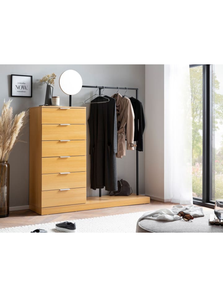 KADIMA DESIGN Garderobe Eiche-Dekor 145x165x40 cm Flurgarderobe Modern, günstig kaufen onesize