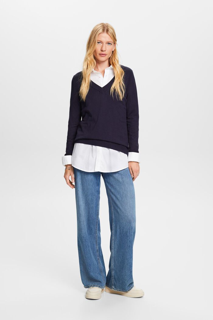 Pullover mit V-Ausschnitt