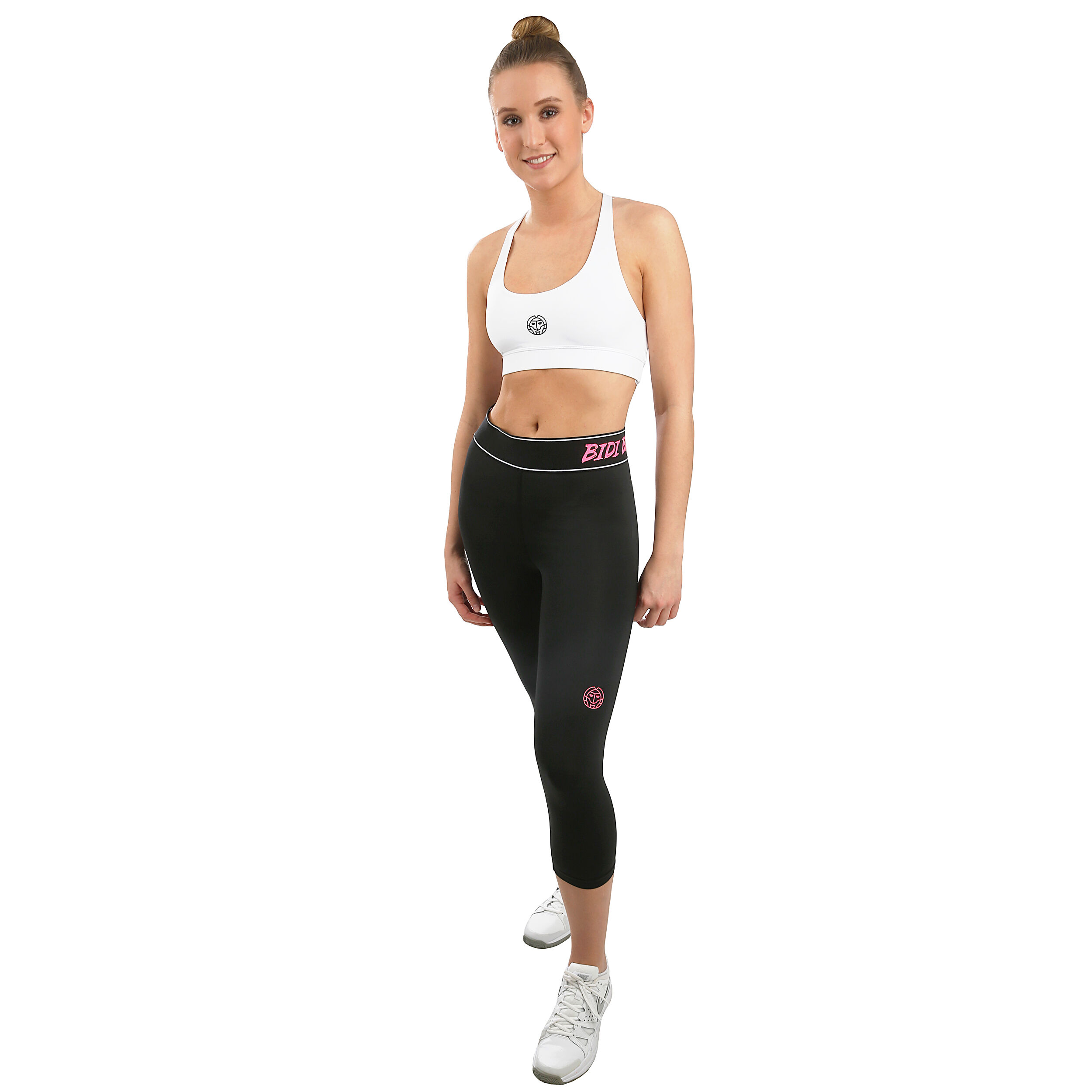 Mila Tech 7/8 Tight Damen - Schwarz, Weiß