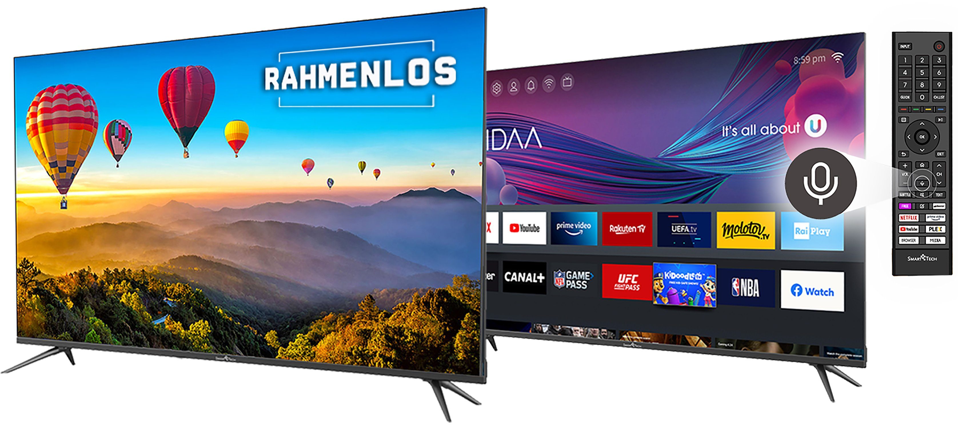 JTC 55UV10V1 LED-Fernseher (139,00 cm/55 Zoll, 4K Ultra HD, Smart-TV)