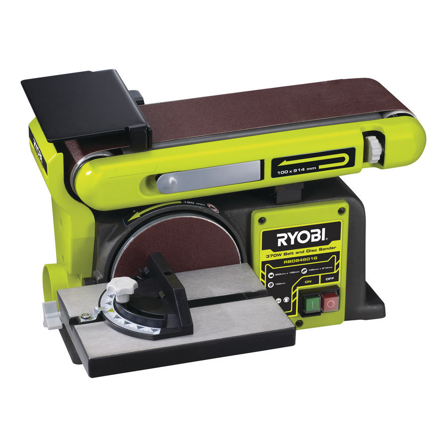 Ryobi 5133002858 RBDS4601G nauhahiomakone 370 wattia