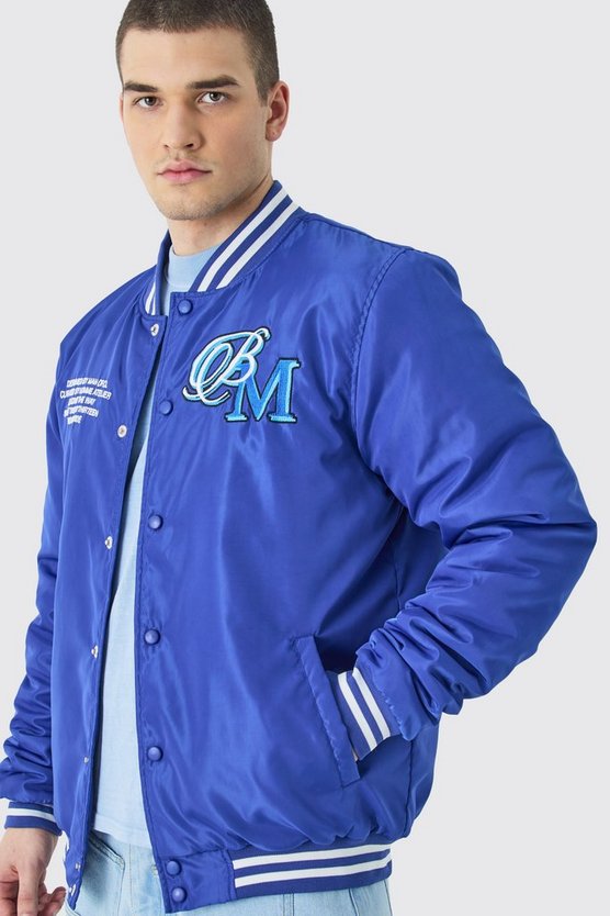 Tall Nylon-Jacke mit Aufnähern