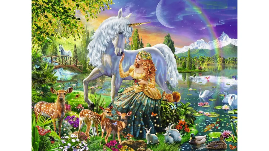 Ravensburger Puzzle - Leuchtpuzzle - Magische Feennacht, 200 Teile