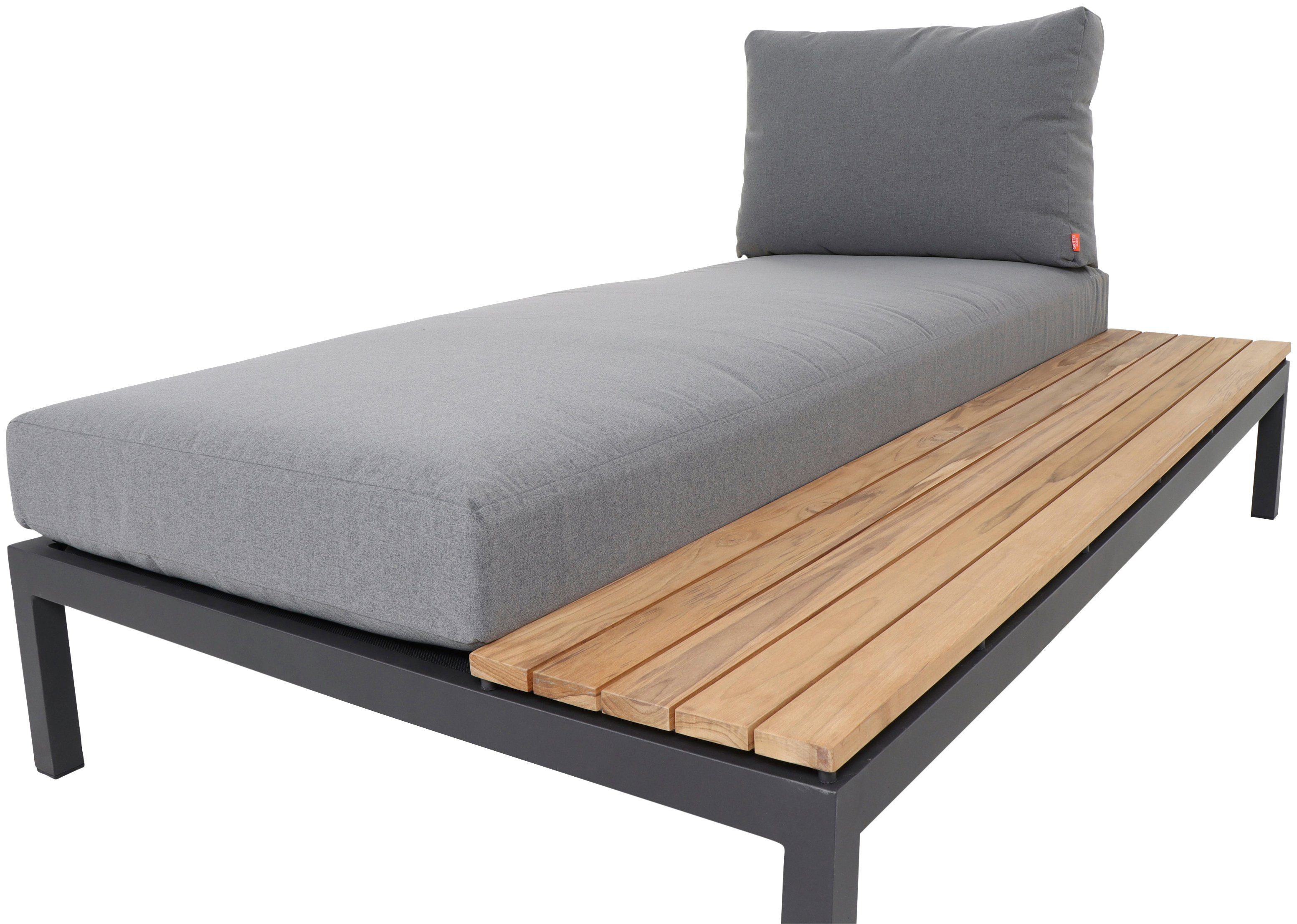 Siena Garden Loungesofa Alvida, Recamiere links, BxTxH: 102x177x84 cm