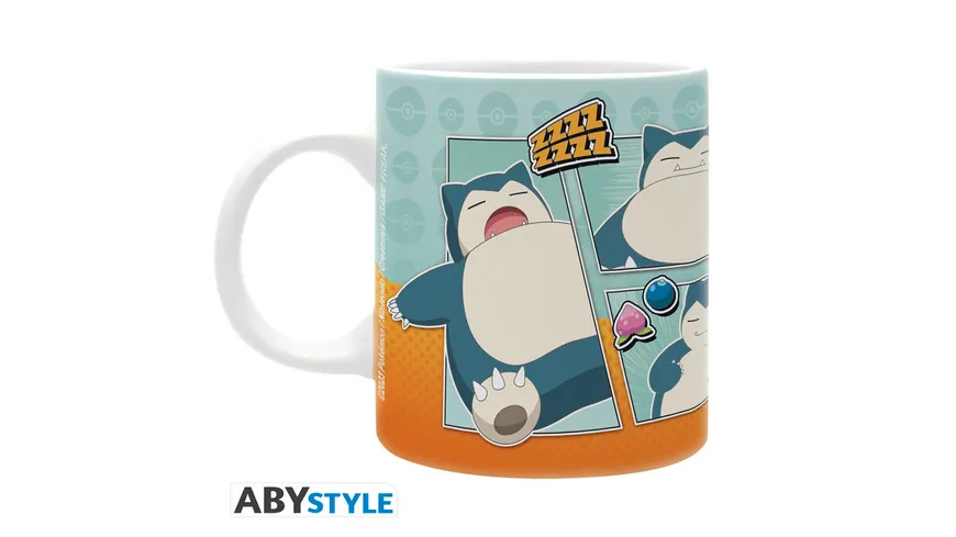 POKEMON - Tasse - 320 ml - Snorlax Comic Strip
