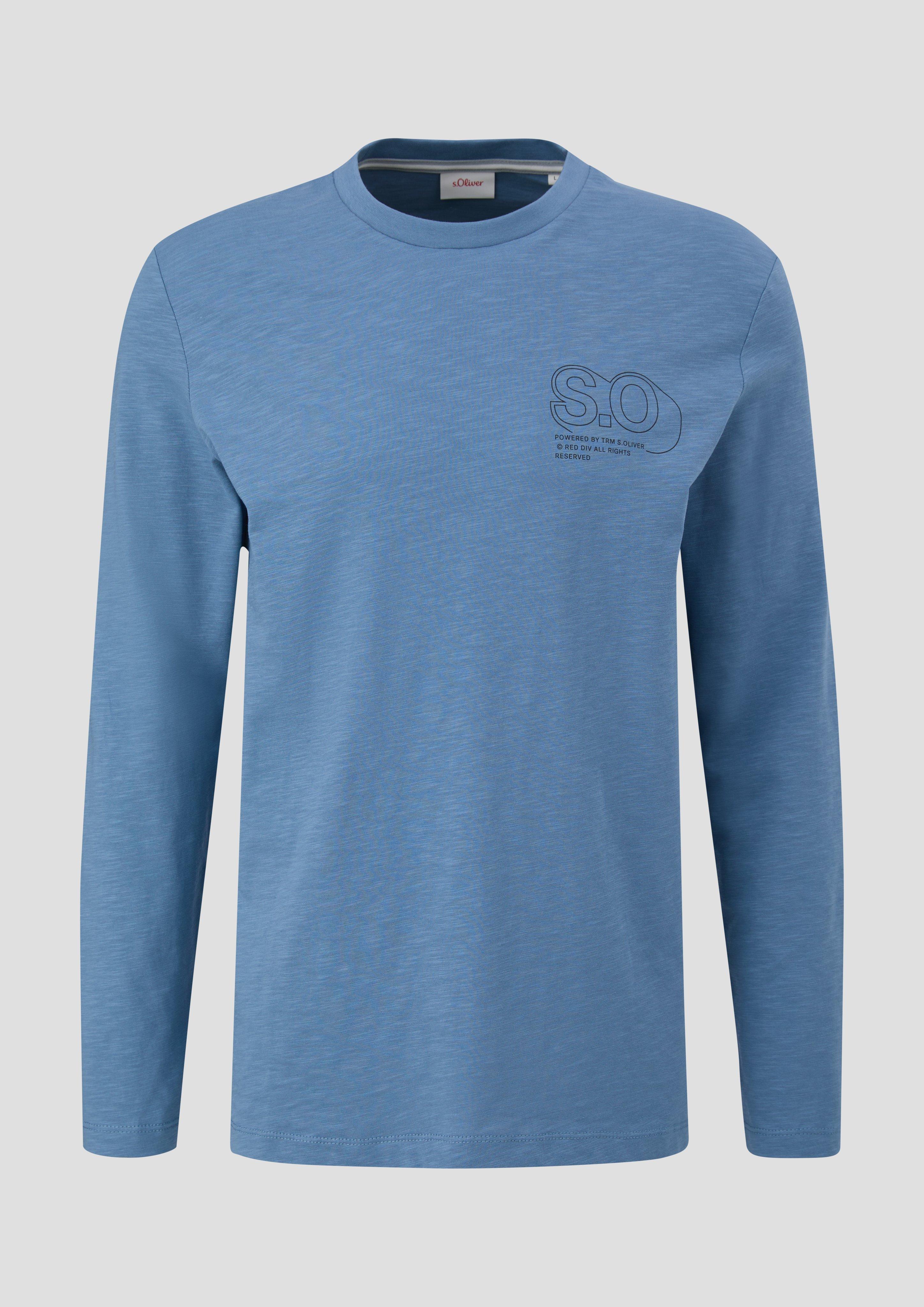 Langarmshirt mit Logo-Print  2145804-54D1
