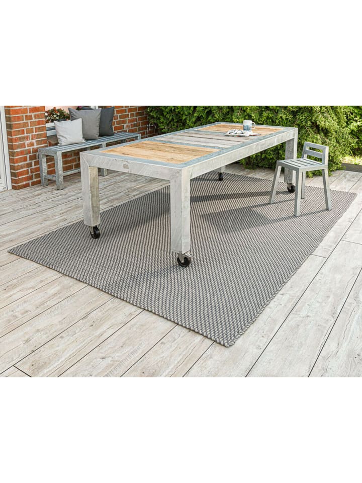 PAD Concept Outdoor Teppich POOL Stone Grau / Schwarz 200x300 cm günstig kaufen onesize