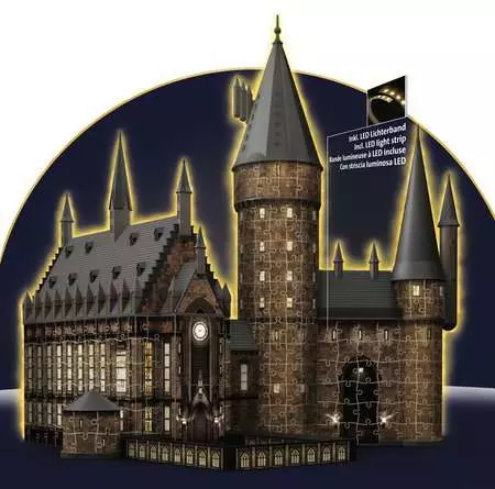 Ravensburger Hogwarts Schloss Die Große Halle -Night Edition