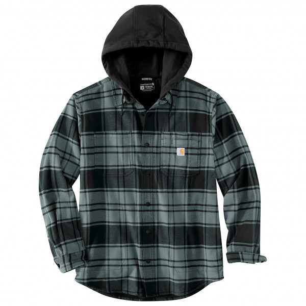 Carhartt - Flannel Fleece Lined Hooded Shirt Jacket - Hemd