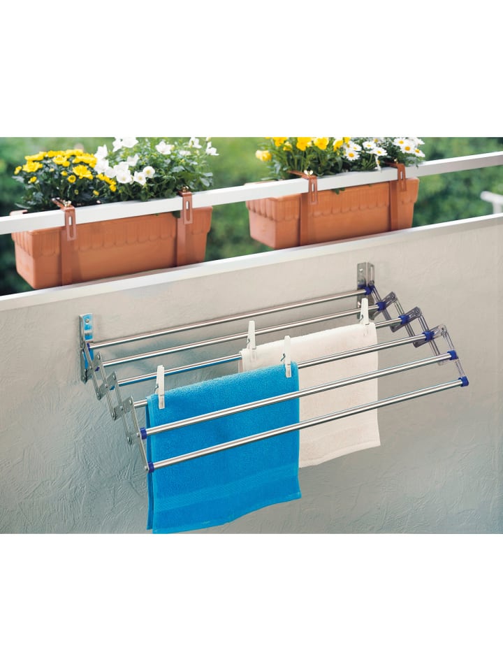 Wenko Teleskop Wand-Wäschetrockner in Silber günstig kaufen onesize