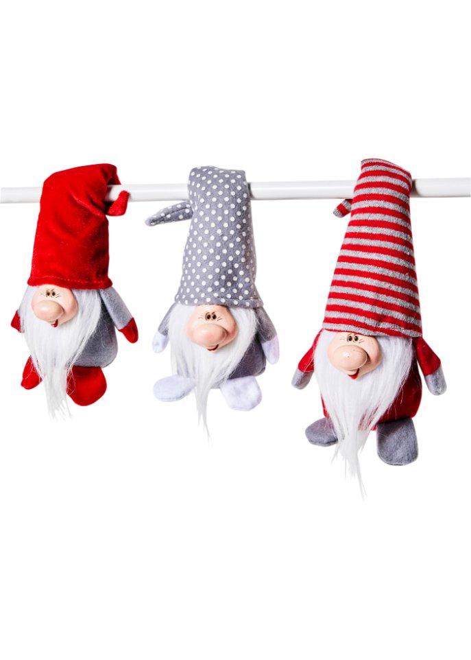 Deko-Figur im Wichtel-Design (3er Pack)
