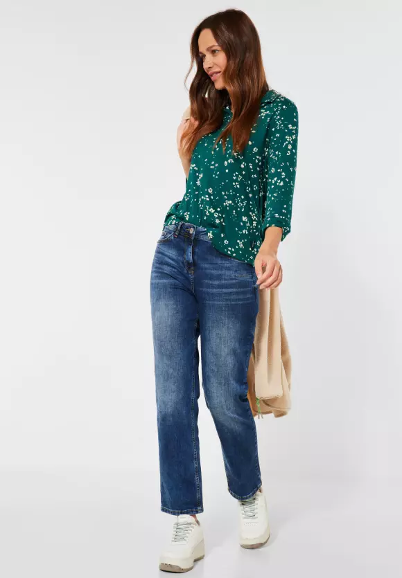 CECIL Bluse mit Millefleur Print