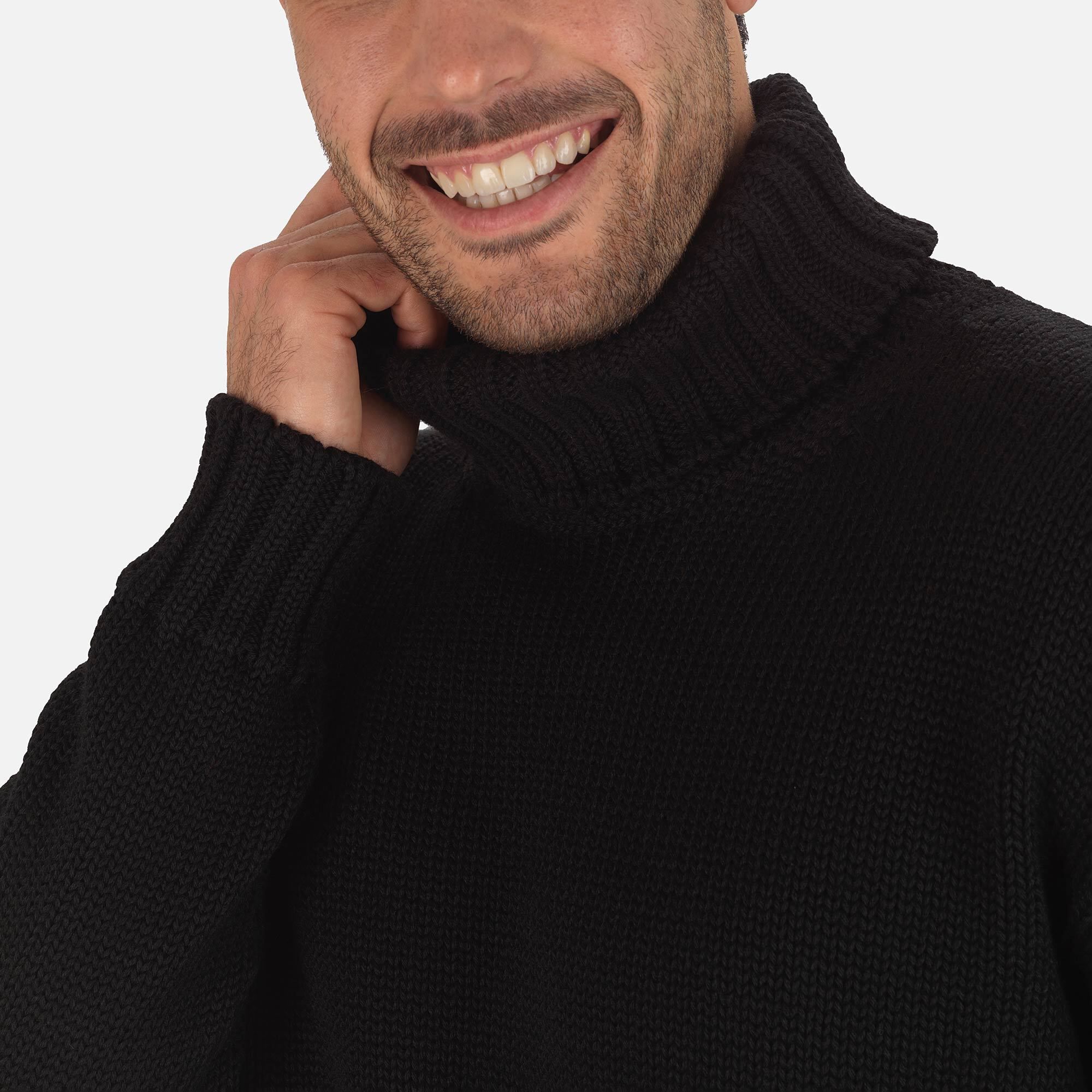 Pull Over en maille à col roulé