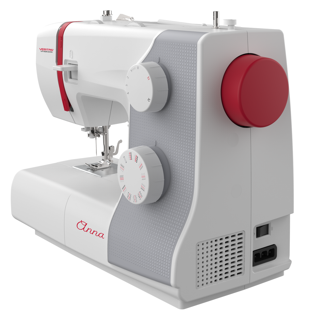 Crowntechnics VERITAS Anna Nähmaschine 1-Stufen-Knopflochautomatik, 32 Stichprogramme