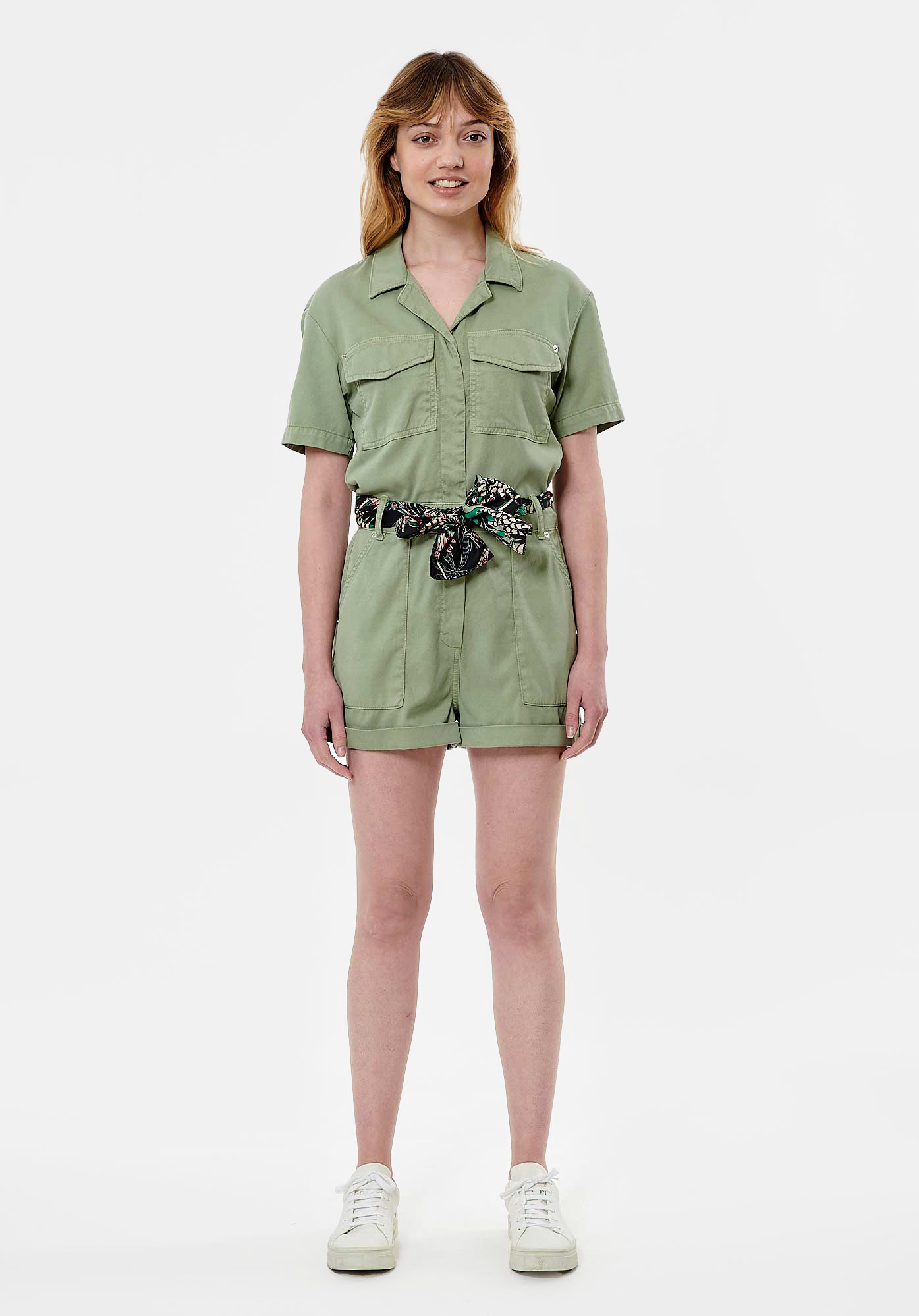 ARTUR  Combishort kaki Femme