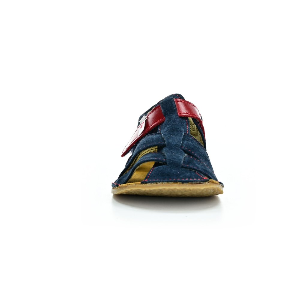 Ef Sam Granat Navy/Red Barfußsandalen
