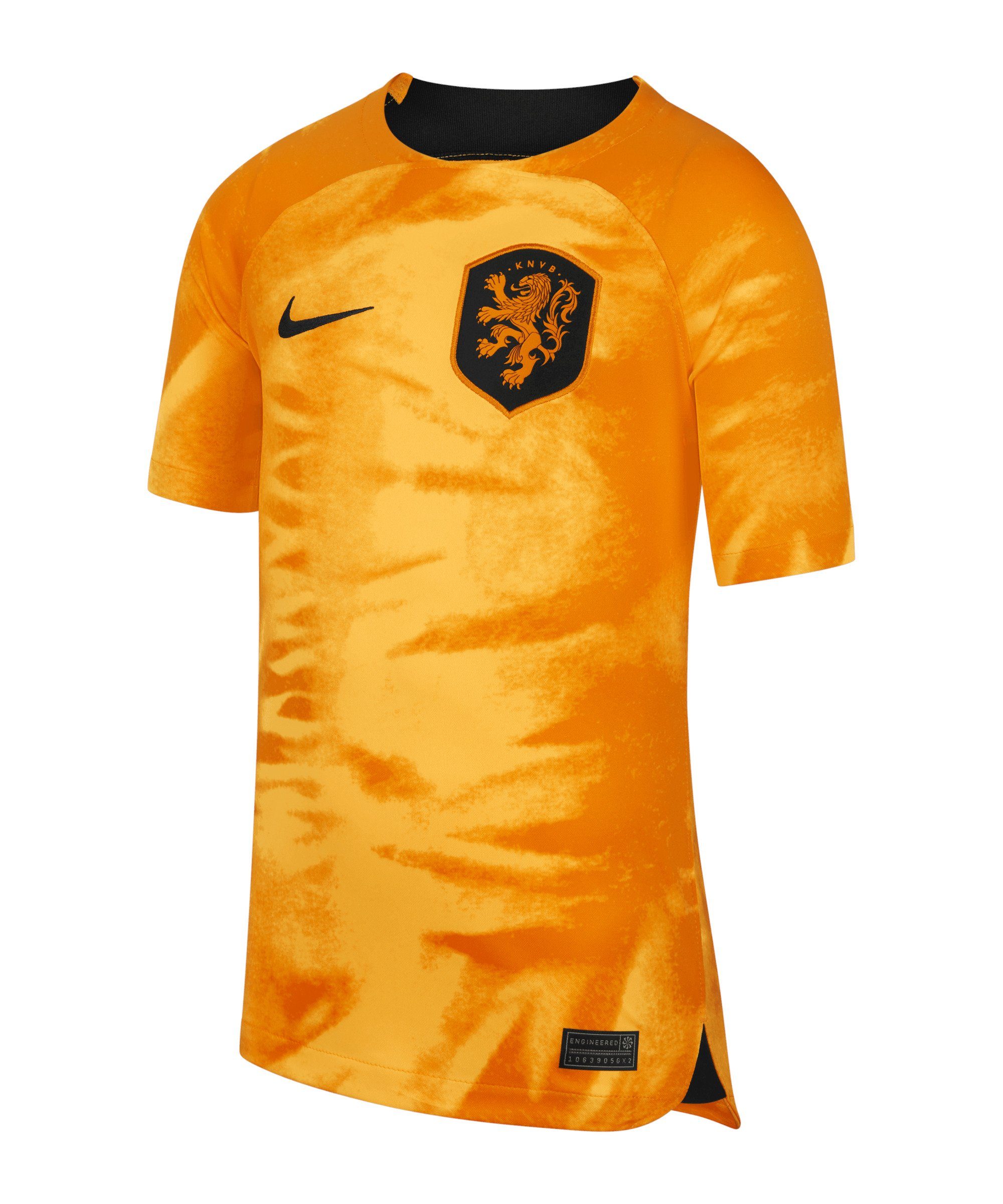 Nike Fußballtrikot Niederlande Trikot Home WM 2022 Kids