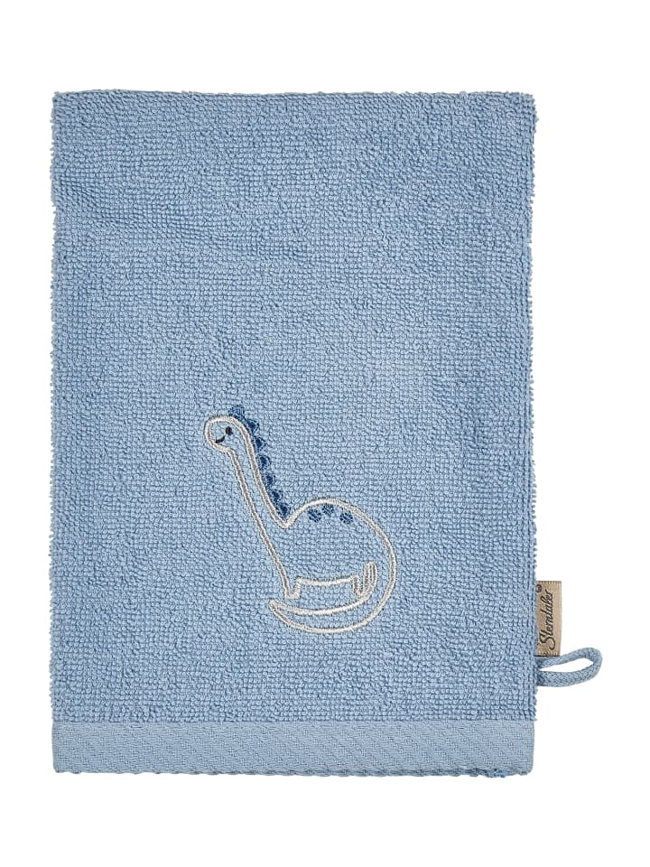 Sterntaler Waschhandschuhe 2er-Pack DINO Rexi in helles blau günstig kaufen onesize
