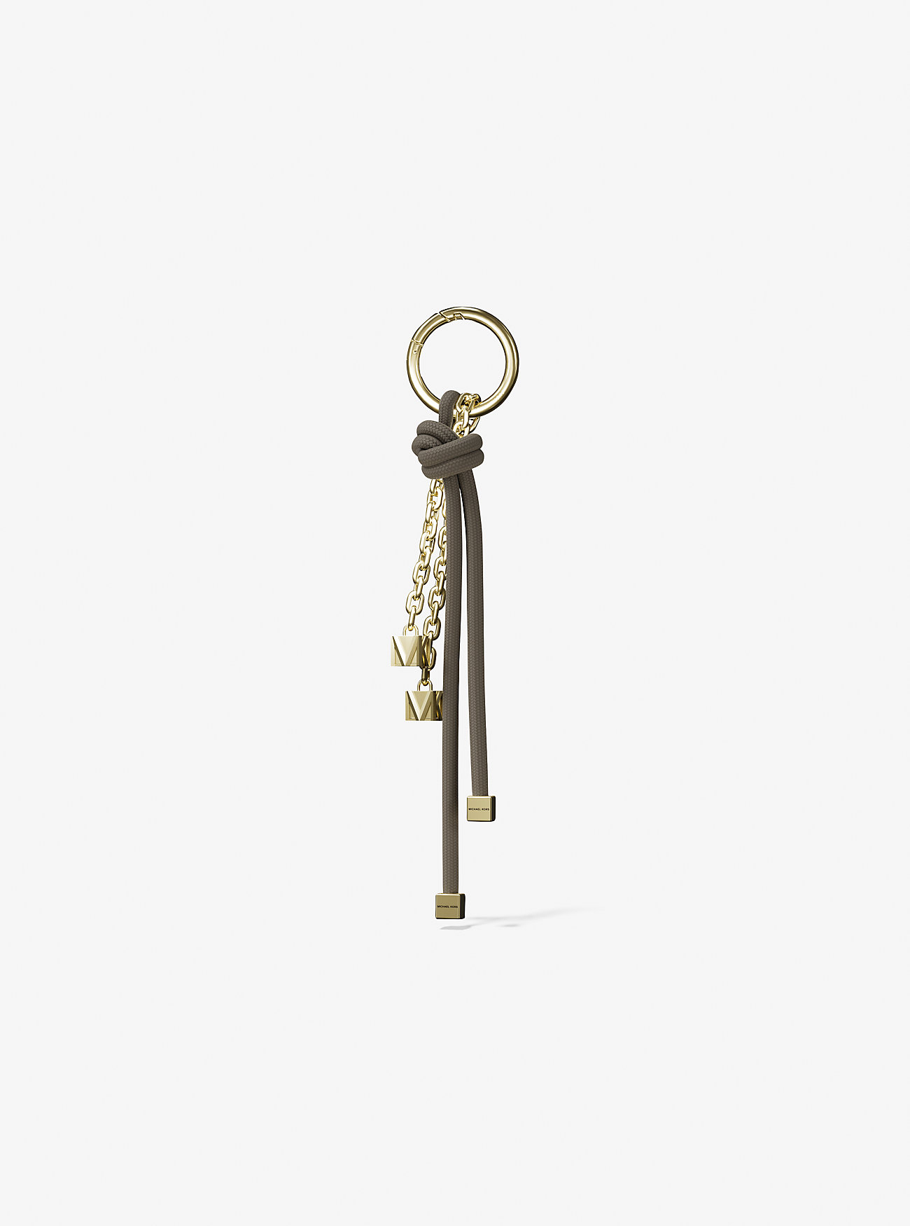 Gold-Tone and Cord Bag Charm - BIRCH