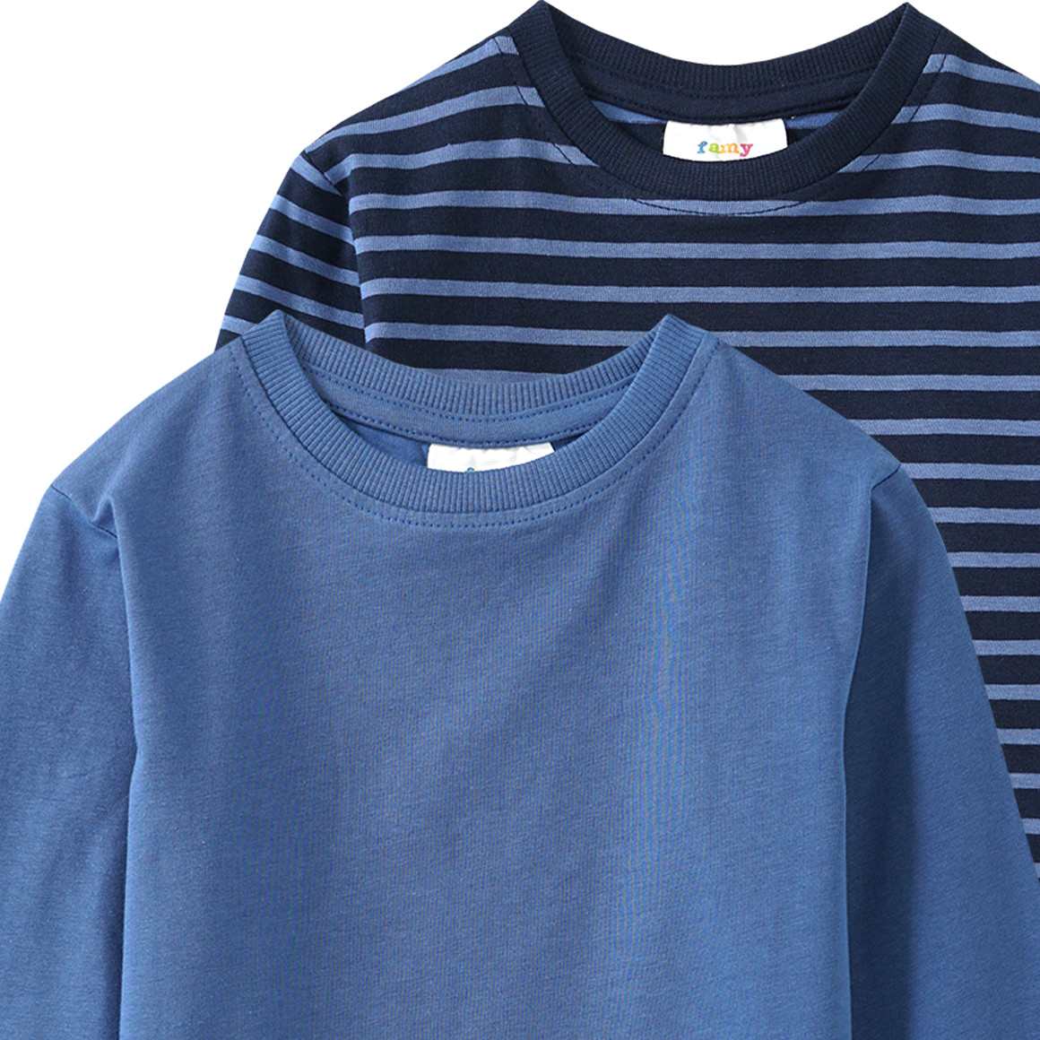 2 Jungen Langarmshirts im Set