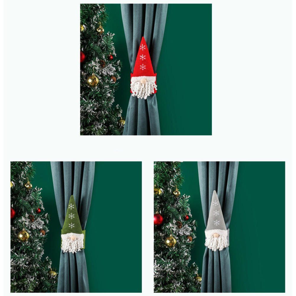 Raffhalter Weihnachts-Vorhangschnalle, Abnehmbare, Personalisierte, Blusmart