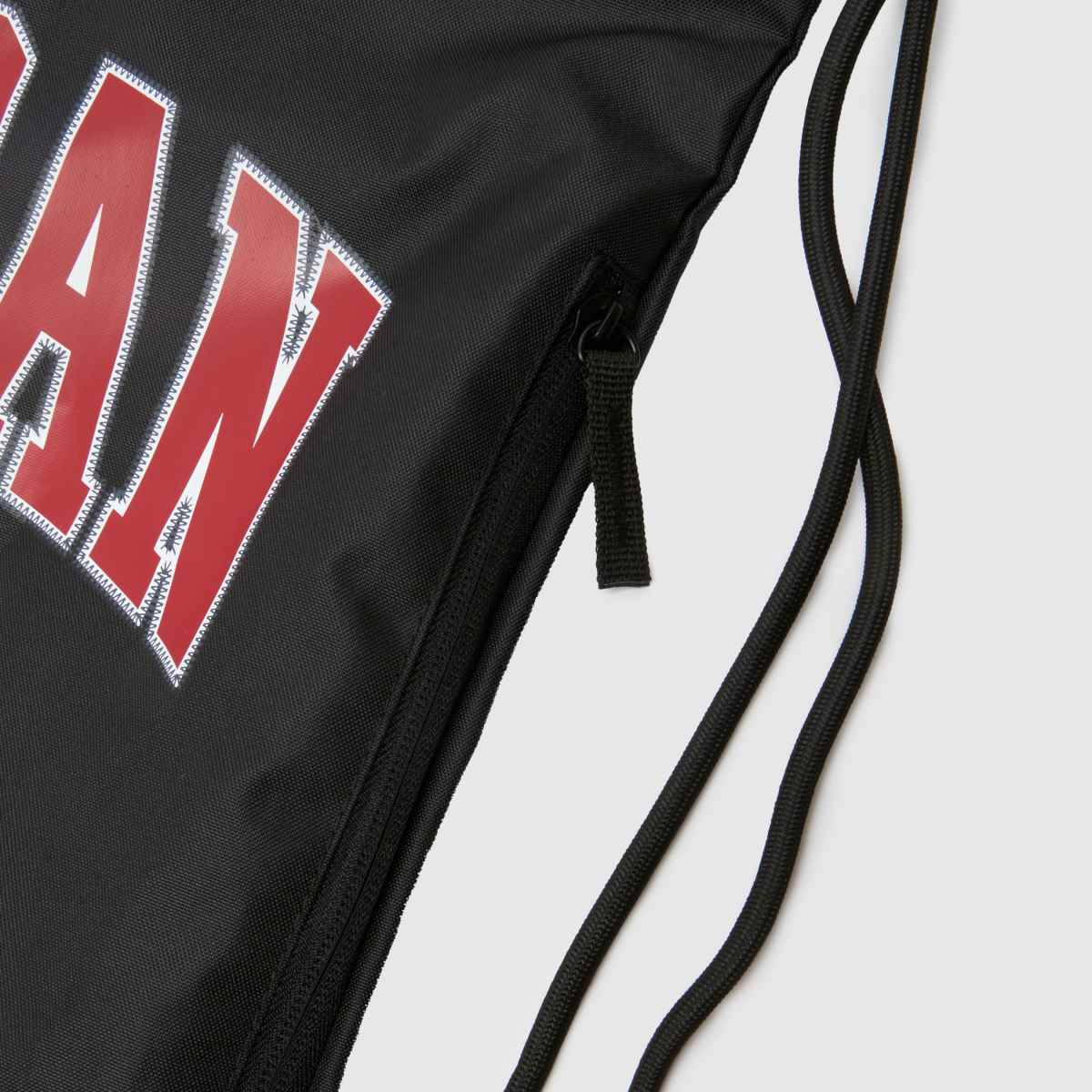 Nike svart & röd Jordan jersey gympåse