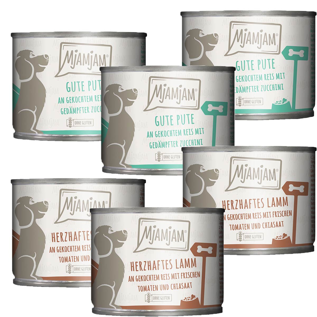 MjAMjAM Monopaket I mit Lamm&Pute 6x200g kaufen bei ZooRoyal