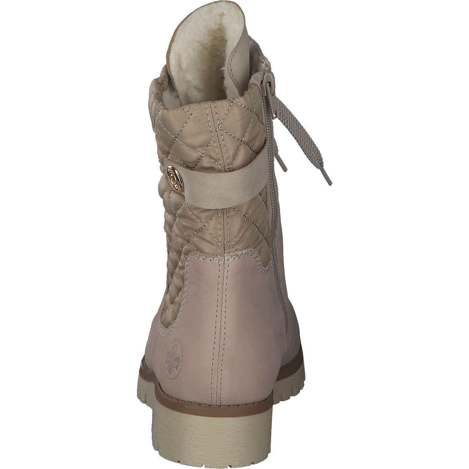 Rieker 78523, Schnürstiefeletten, Damen, Cliff/Beige/Champignon