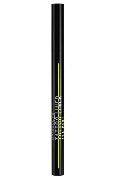 „Maybelline Tattoo Liner Ink Pen“ akių pieštukas su pisaku, juodas