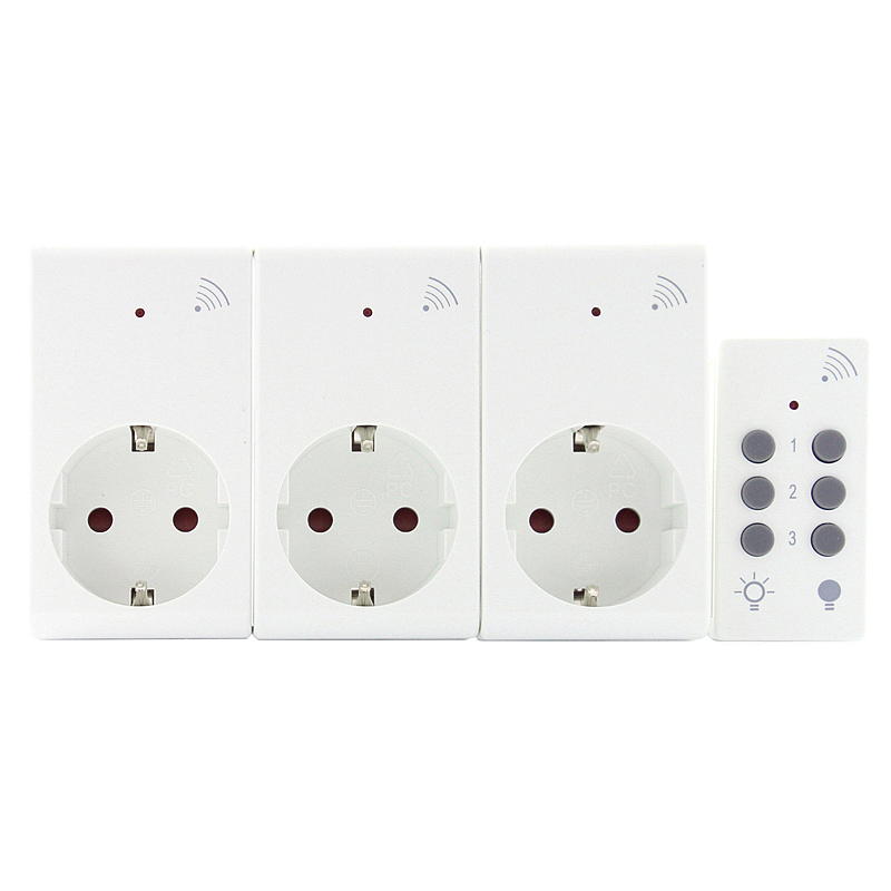 Smartline Fjernstrømbryter 3-pk m/fjernkontroll
