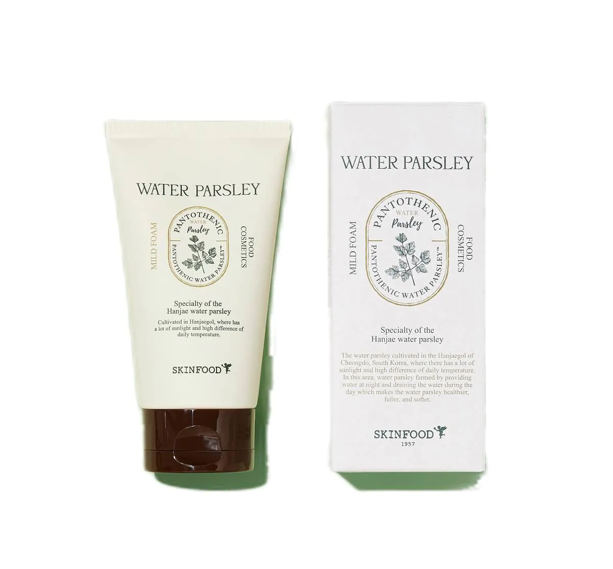 „Skinfood“ pantoteninis vanduo su petražolėmis, švelnios putos, 150 ml