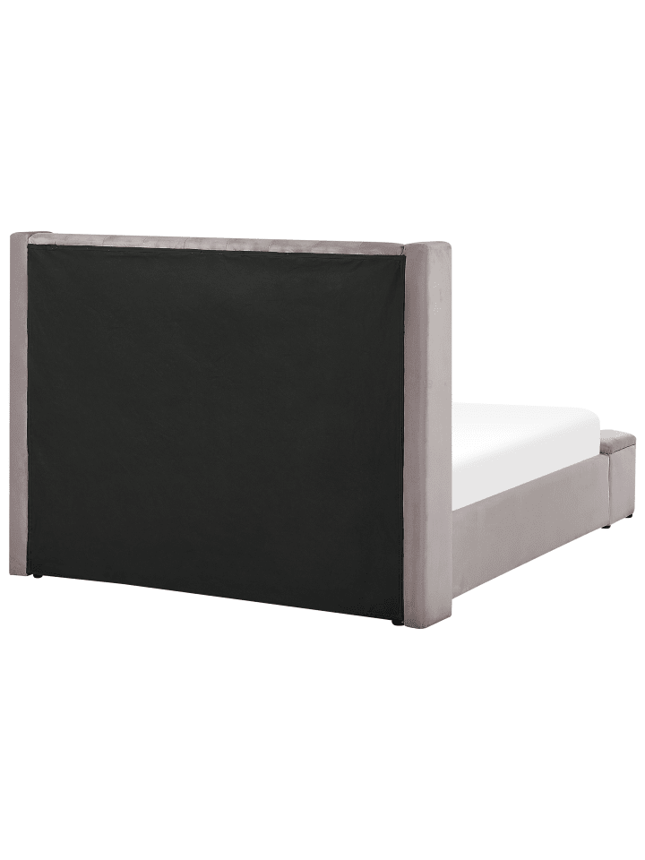 Beliani Doppelbett NOYERS in Grau - (W) 170 x (H) 132 x (L) 247 cm günstig kaufen onesize