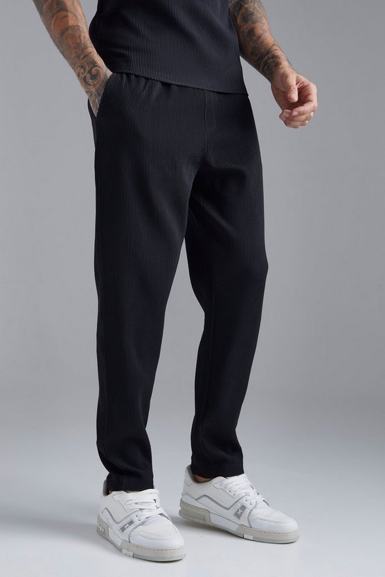 Slim-Fit Hose mit Bundfalte
