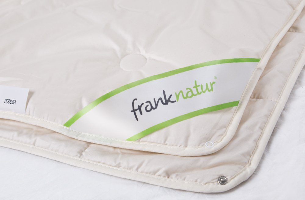 4-Jahreszeitenbett, 4-Jahreszeiten-Decke Lyocell Bio, franknatur, Füllung: 100% Lyocell/Tencel®, Bezug: 100% Baumwolle kbA, temperaturausgleichende Bettdecke