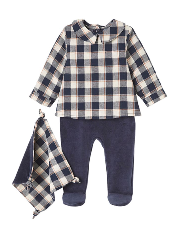 vertbaudet 3tlg. Outfit in Dunkelblau günstig kaufen