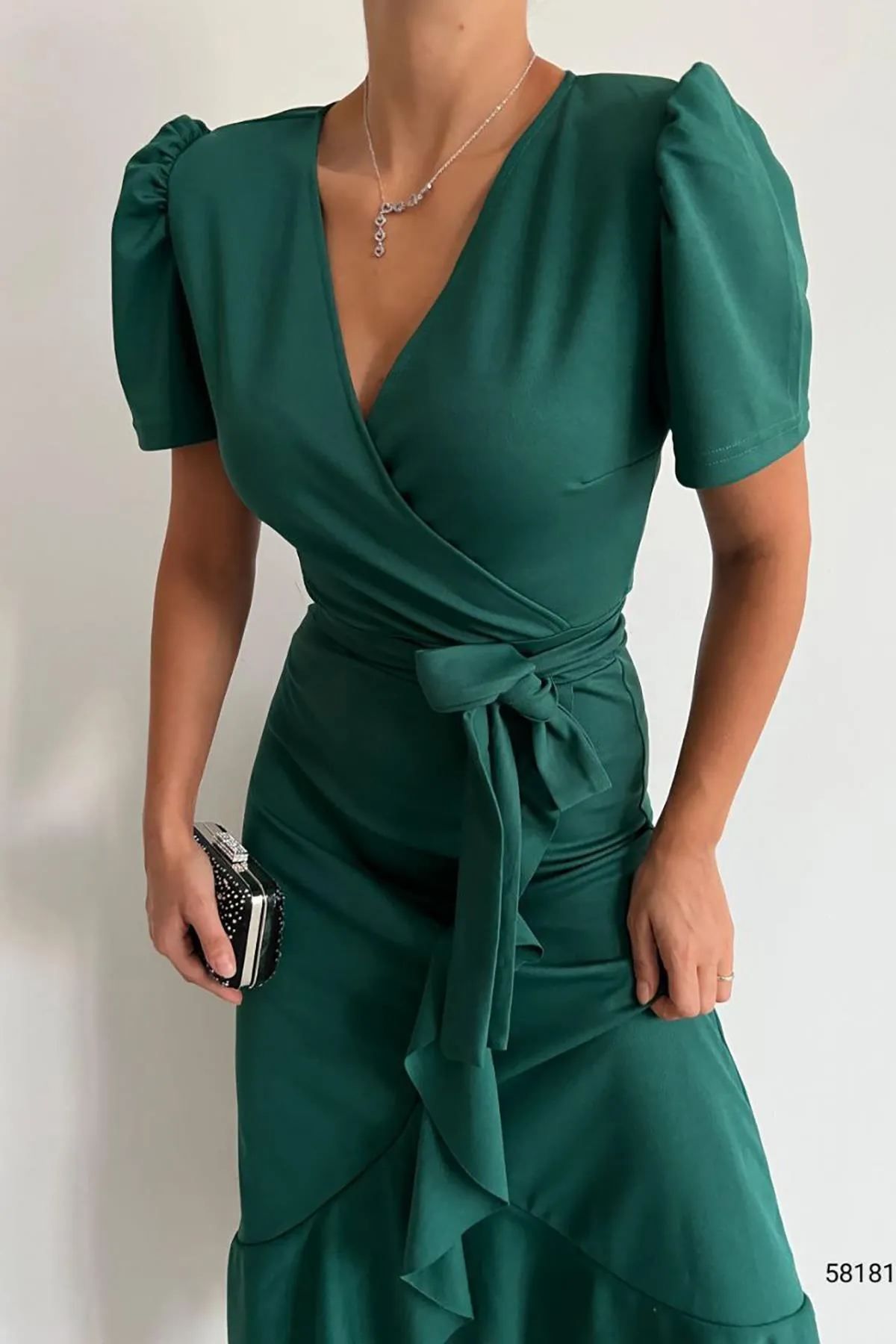 Deafox  Kleid - Grün - A-Linie