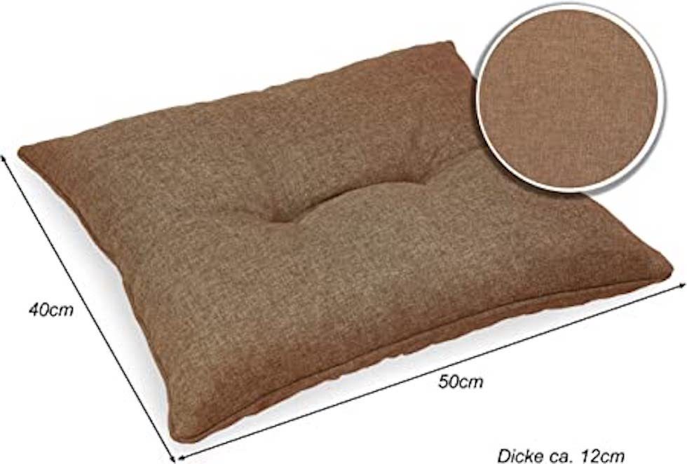 sunnypillow Stuhlkissen Gartenkissen für Gartenmöbel Rattanmöbel, Outdoor / Indoor