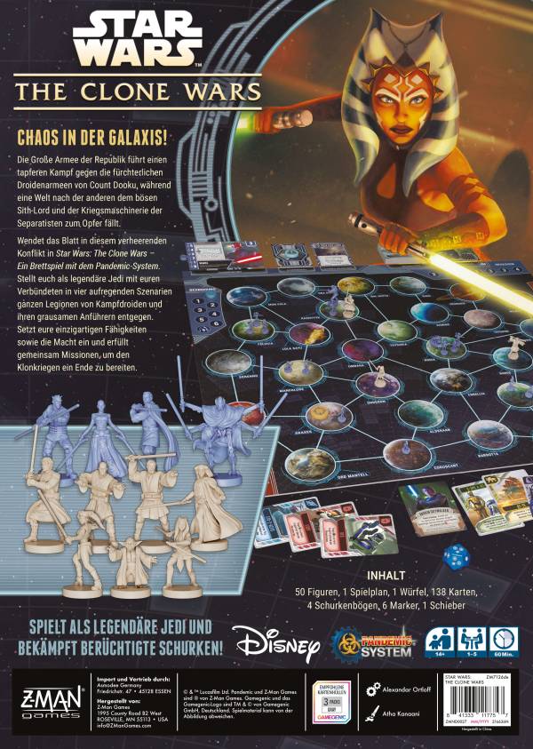 Star Wars: The Clone Wars - Ein Brettspiel mit dem Pandemic-System