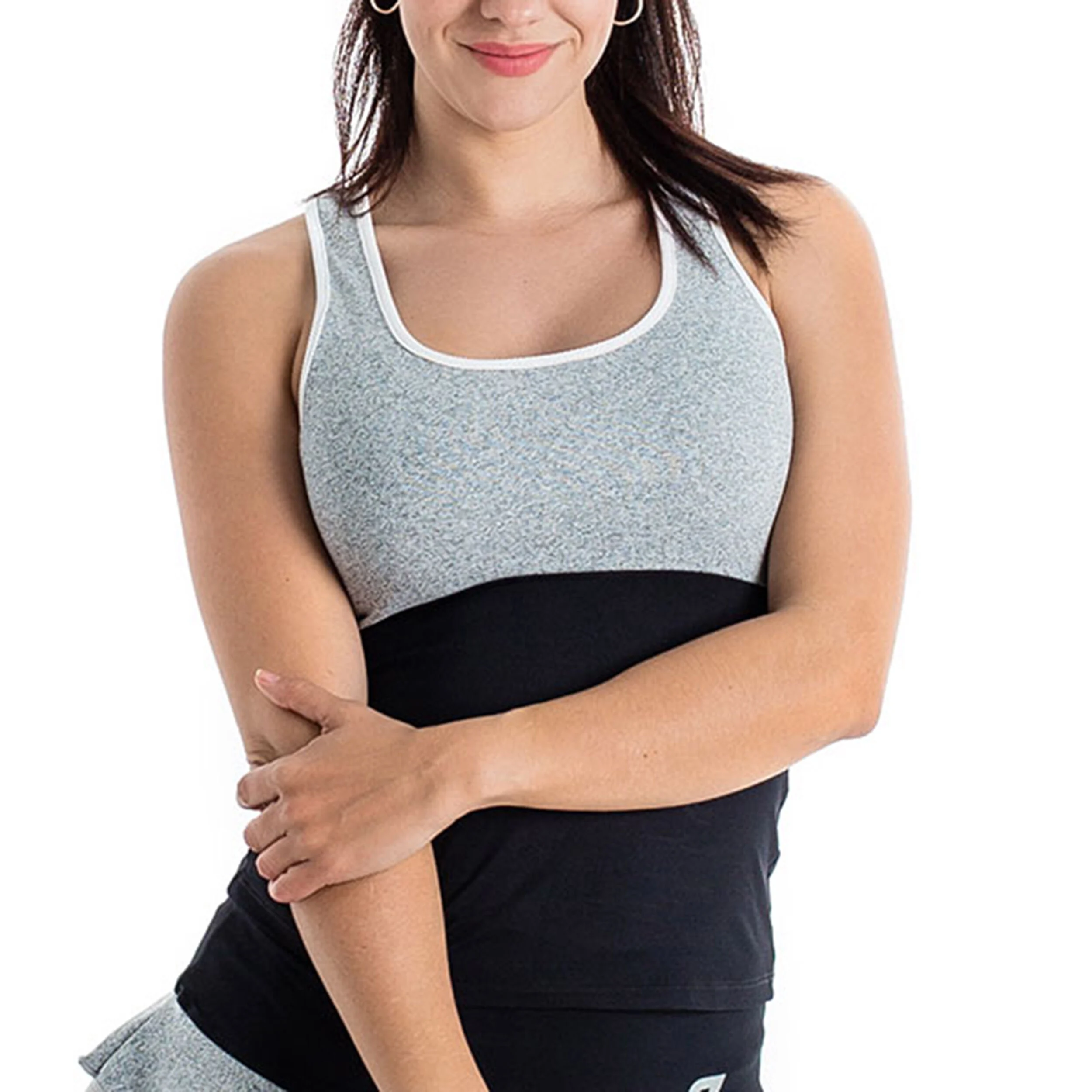 Suri Tank-Top Damen - Schwarz, Grau