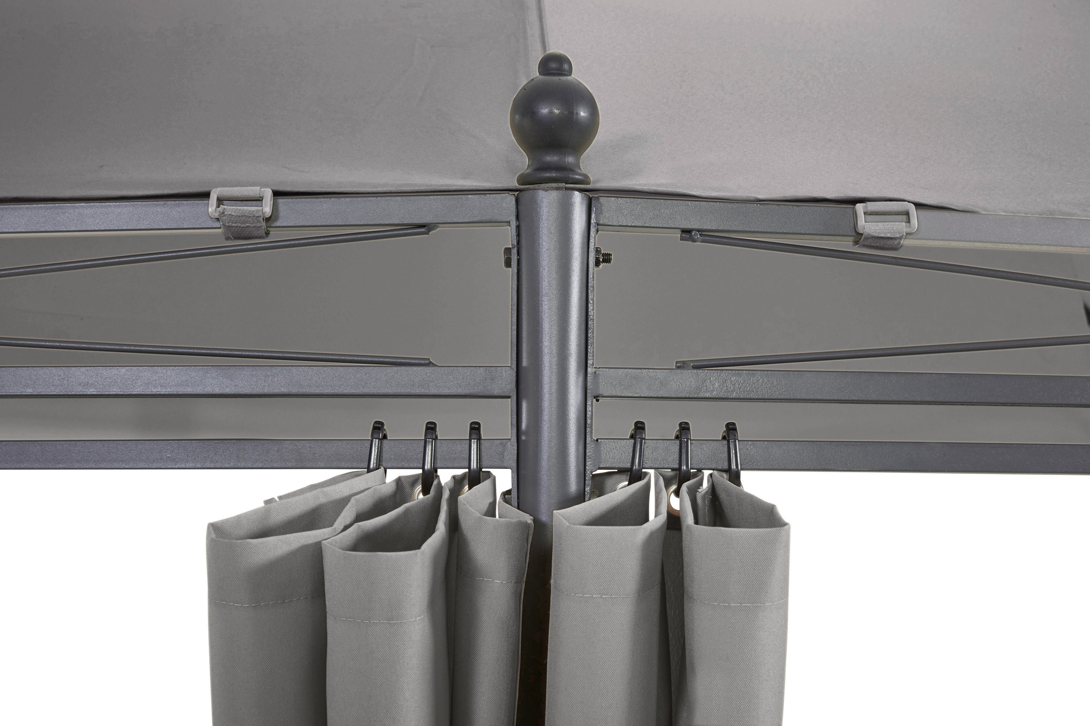 KONIFERA Pavillon Tino, mit 6 Seitenteilen, (Set), BxT: 350 x 350 cm