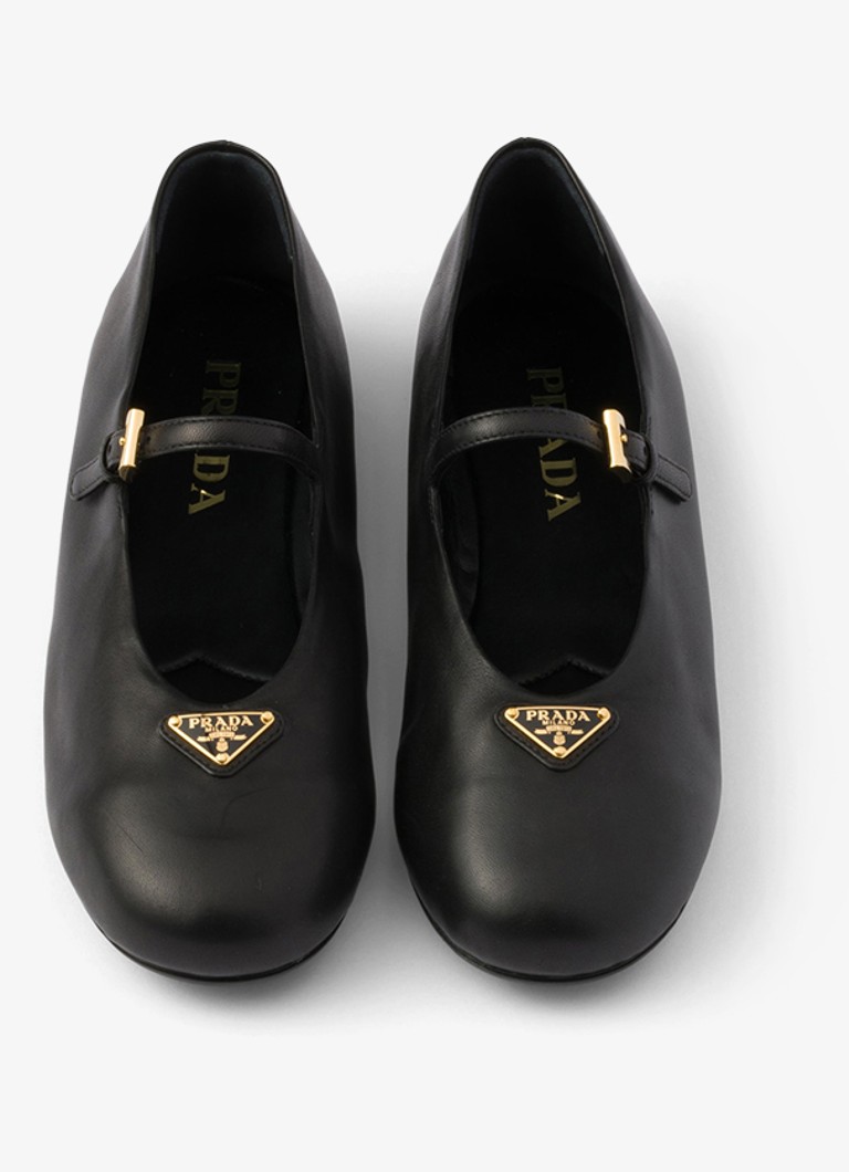 Prada Ballerina van Leer