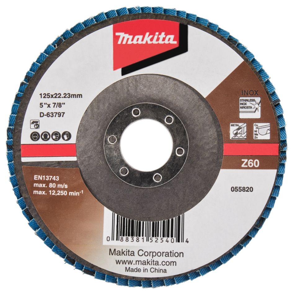 Příslušenství Makita D-63797 Lamelový kotouč 125 mm Z60