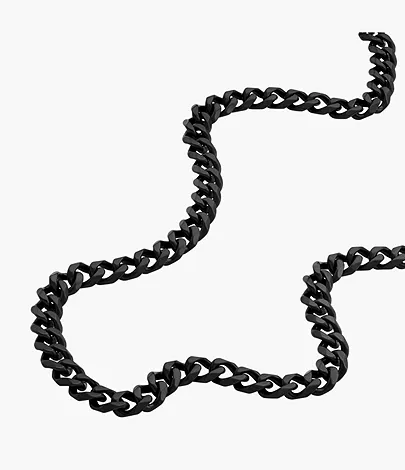 Fossil Kette Ellis Core Chains Edelstahl schwarz