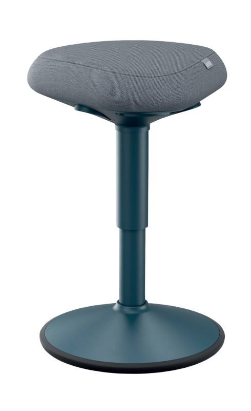 Leitz Ergo Active Sitzhocker 6544 Mit verstellbarem Komfortsitz 47 - 64 cm Bis zu 110 kg Dunkelgrau