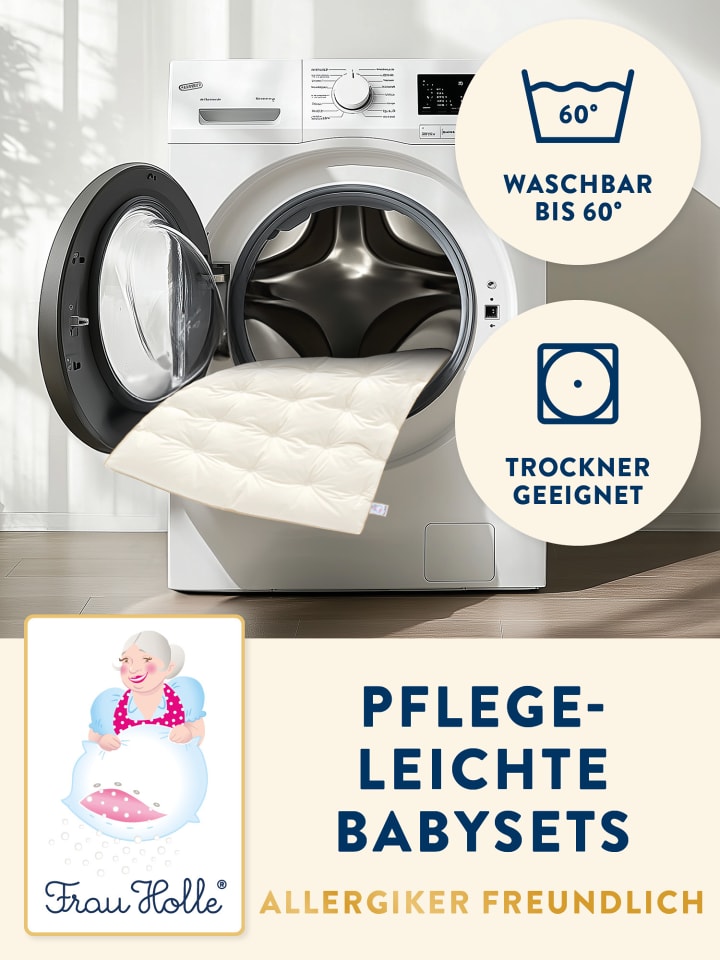 Frau Holle  BABY Bettdecke-Kissen-Set 