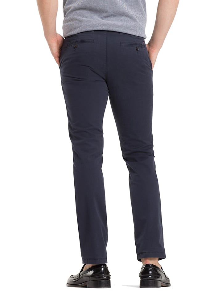 Tommy Hilfiger Chino in Dunkelblau günstig kaufen