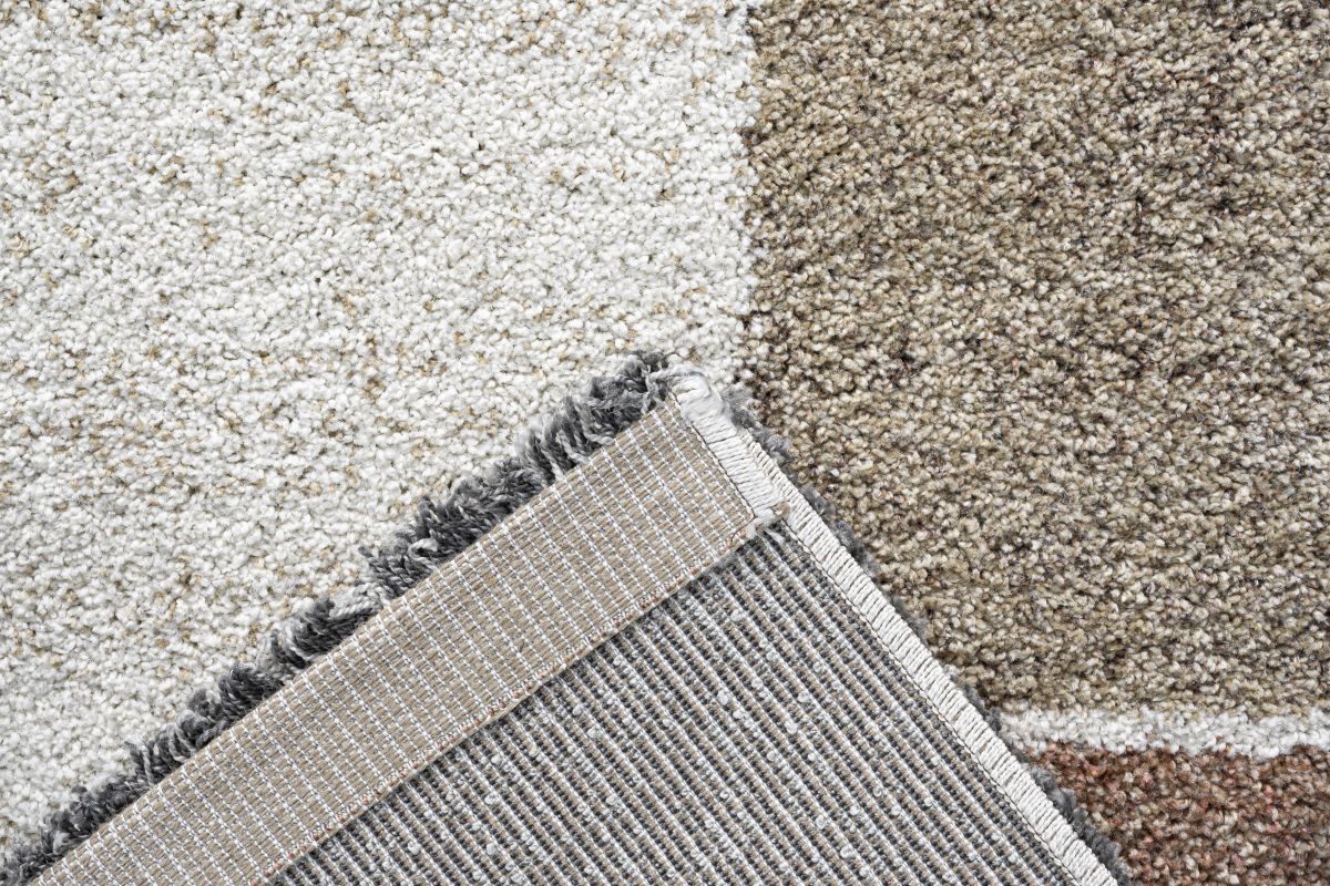 Webteppich Kalahari Weiß-Braun-Braun 80 x 150 cm