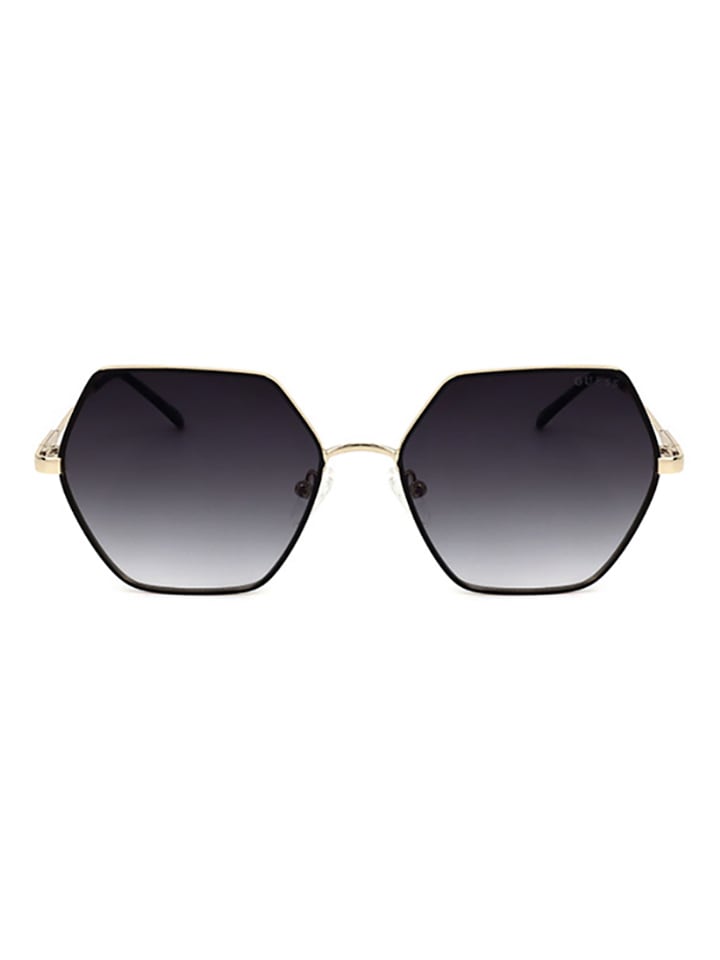 Guess Damen-Sonnenbrille in Gold günstig kaufen 58